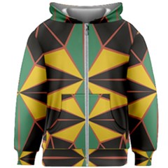 Abstract Pattern Geometric Backgrounds   Kids  Zipper Hoodie Without Drawstring by Eskimos