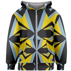 Abstract Pattern Geometric Backgrounds   Kids  Zipper Hoodie Without Drawstring by Eskimos