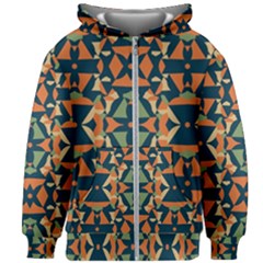 Abstract Pattern Geometric Backgrounds   Kids  Zipper Hoodie Without Drawstring by Eskimos