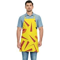 Abstract Pattern Geometric Backgrounds   Kitchen Apron by Eskimos