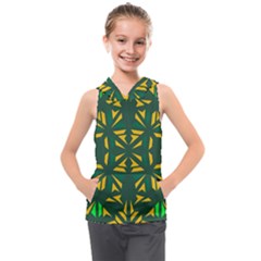 Abstract Pattern Geometric Backgrounds   Kids  Sleeveless Hoodie by Eskimos