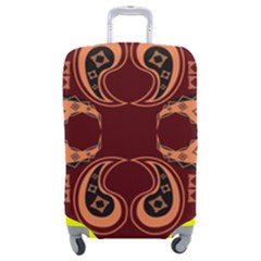 Floral Pattern Paisley Style Paisley Print  Doodle Background Luggage Cover (medium) by Eskimos