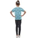 Floral folk damask pattern Fantasy flowers Floral geometric fantasy Kids  Mesh Piece Tee View2