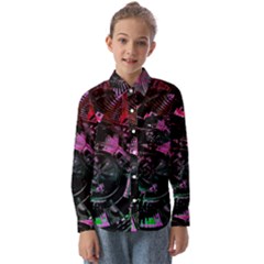 Doppler Ultrasound Kids  Long Sleeve Shirt by MRNStudios