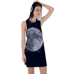 Lune Étoilé Racer Back Hoodie Dress by kcreatif