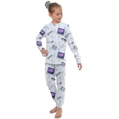 Computer Work Kids  Long Sleeve Set  by SychEva