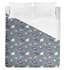 Office Works Duvet Cover (queen Size) by SychEva