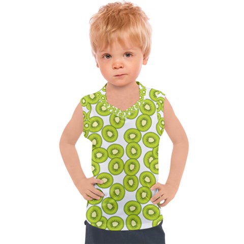 Kiwi Pattern Kids  Sport Tank Top by Valentinaart