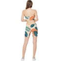 Tropical pattern Stretch Shorts and Tube Top Set View2