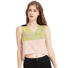 Janet 1 V-neck Cropped Tank Top by Janetaudreywilson