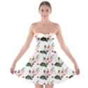 Love Spring Floral Strapless Bra Top Dress View1