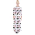 Love Spring Floral Quarter Sleeve Wrap Maxi Dress View2