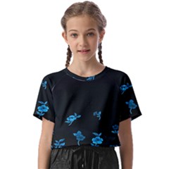 Flowers Pattern Kids  Basic Tee by Sparkle