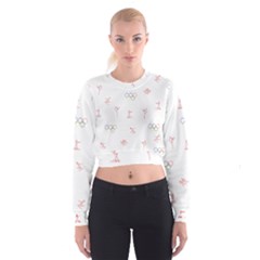 Types Of Sports Cropped Sweatshirt by UniqueThings