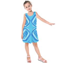 Abstract Pattern Geometric Backgrounds   Kids  Sleeveless Dress by Eskimos