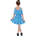 Abstract pattern geometric backgrounds   Kids  Shoulder Cutout Chiffon Dress View2