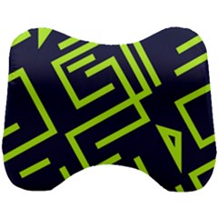 Abstract Pattern Geometric Backgrounds   Head Support Cushion by Eskimos