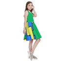 Abstract pattern geometric backgrounds   Kids  Skater Dress View3