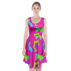 Abstract Pattern Geometric Backgrounds   Racerback Midi Dress by Eskimos