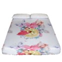 Flamingos Fitted Sheet (Queen Size) View1