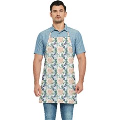 Flowers Pattern Kitchen Apron by Sparkle