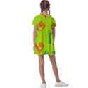 Abstract pattern geometric backgrounds   Kids  Asymmetric Collar Dress View2