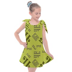 Abstract Pattern Geometric Backgrounds   Kids  Tie Up Tunic Dress by Eskimos