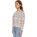 Abstract pattern geometric backgrounds   Women s Long Sleeve Raglan Tee View2