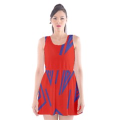 Abstract Pattern Geometric Backgrounds   Scoop Neck Skater Dress by Eskimos