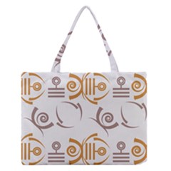 Abstract Pattern Geometric Backgrounds   Zipper Medium Tote Bag by Eskimos