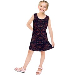 Abstract Pattern Geometric Backgrounds   Kids  Tunic Dress by Eskimos