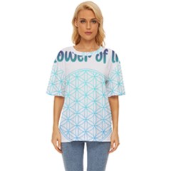 Flower Of Life  Oversized Basic Tee by tony4urban