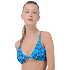 Abstract Pattern Geometric Backgrounds   Knot Up Bikini Top by Eskimos