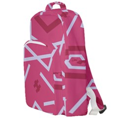 Abstract Pattern Geometric Backgrounds   Double Compartment Backpack by Eskimos