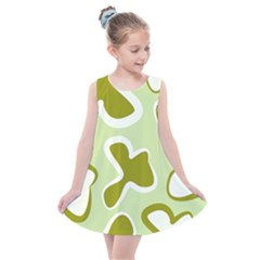 Abstract Pattern Geometric Backgrounds   Kids  Summer Dress by Eskimos