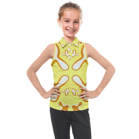 Abstract Pattern Geometric Backgrounds   Kids  Sleeveless Polo Tee by Eskimos