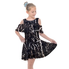 Abstract Light Games 2 Kids  Shoulder Cutout Chiffon Dress by DimitriosArt