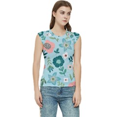 Flower Women s Raglan Cap Sleeve Tee by zappwaits