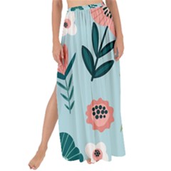 Flower Maxi Chiffon Tie-up Sarong by zappwaits