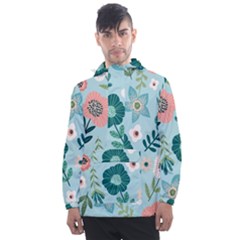 Flower Men s Front Pocket Pullover Windbreaker by zappwaits