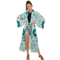 Flower Maxi Kimono by zappwaits