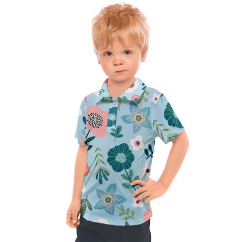 Flower Kids  Polo Tee by zappwaits