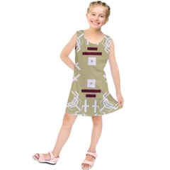 Abstract Pattern Geometric Backgrounds   Kids  Tunic Dress by Eskimos