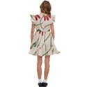  Folk flowers floral art print Flowers abstract art  Kids  Winged Sleeve Dress View4