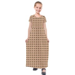 Olimedbege Kids  Short Sleeve Maxi Dress by violetheavensky