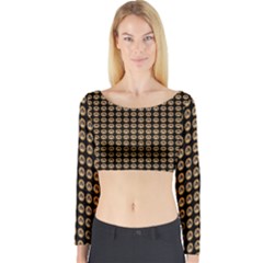 Olimedblk Long Sleeve Crop Top by violetheavensky