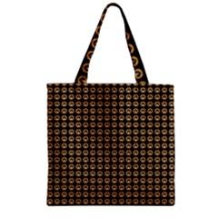 Olimedblk Zipper Grocery Tote Bag by violetheavensky