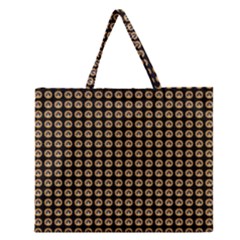 Olimedblk Zipper Large Tote Bag by violetheavensky