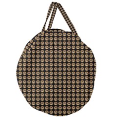 Olimedblk Giant Round Zipper Tote by violetheavensky