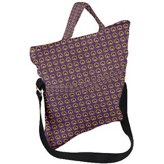 Olimedpurp Fold Over Handle Tote Bag by violetheavensky